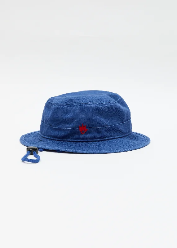 AFENDS Mens Flame - Bucket Hat - Marlin