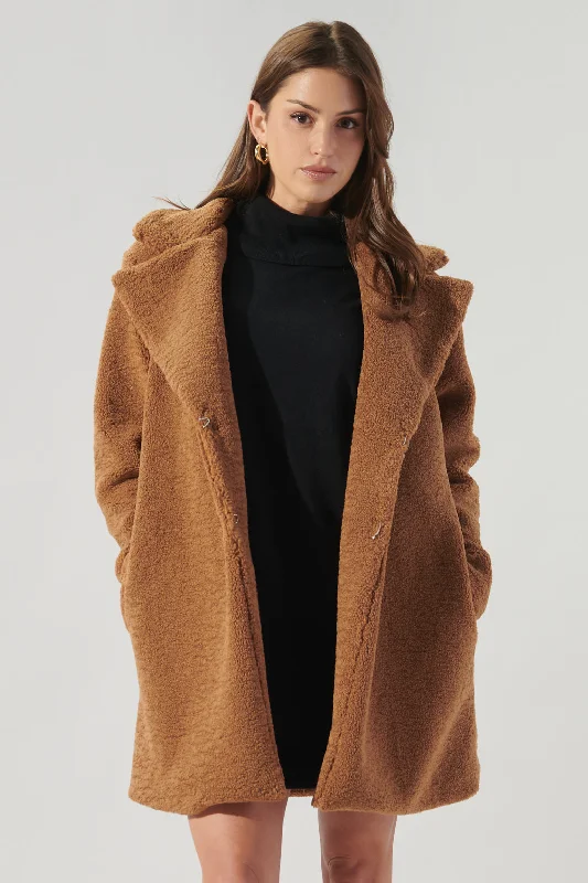 Casablanca Faux Sherpa Coat