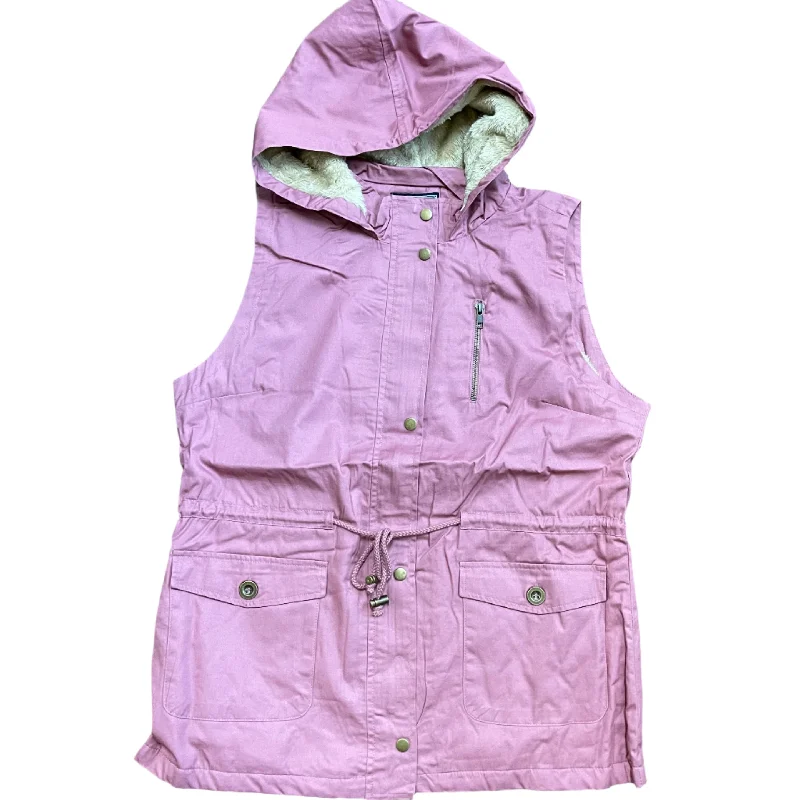 Mauve Fur Vest