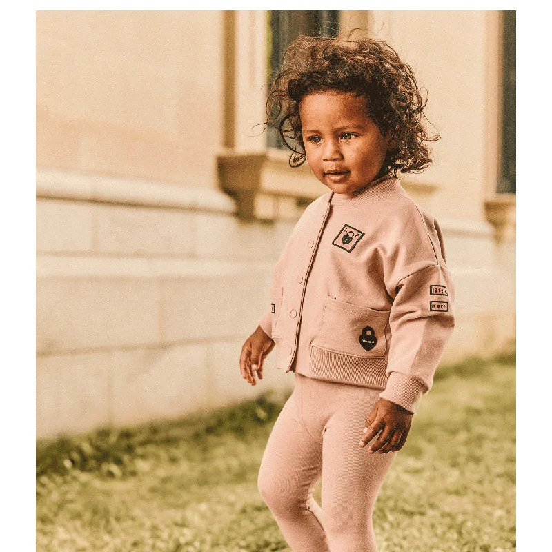 Little Parni Pink Multipatch Bomber (K466)