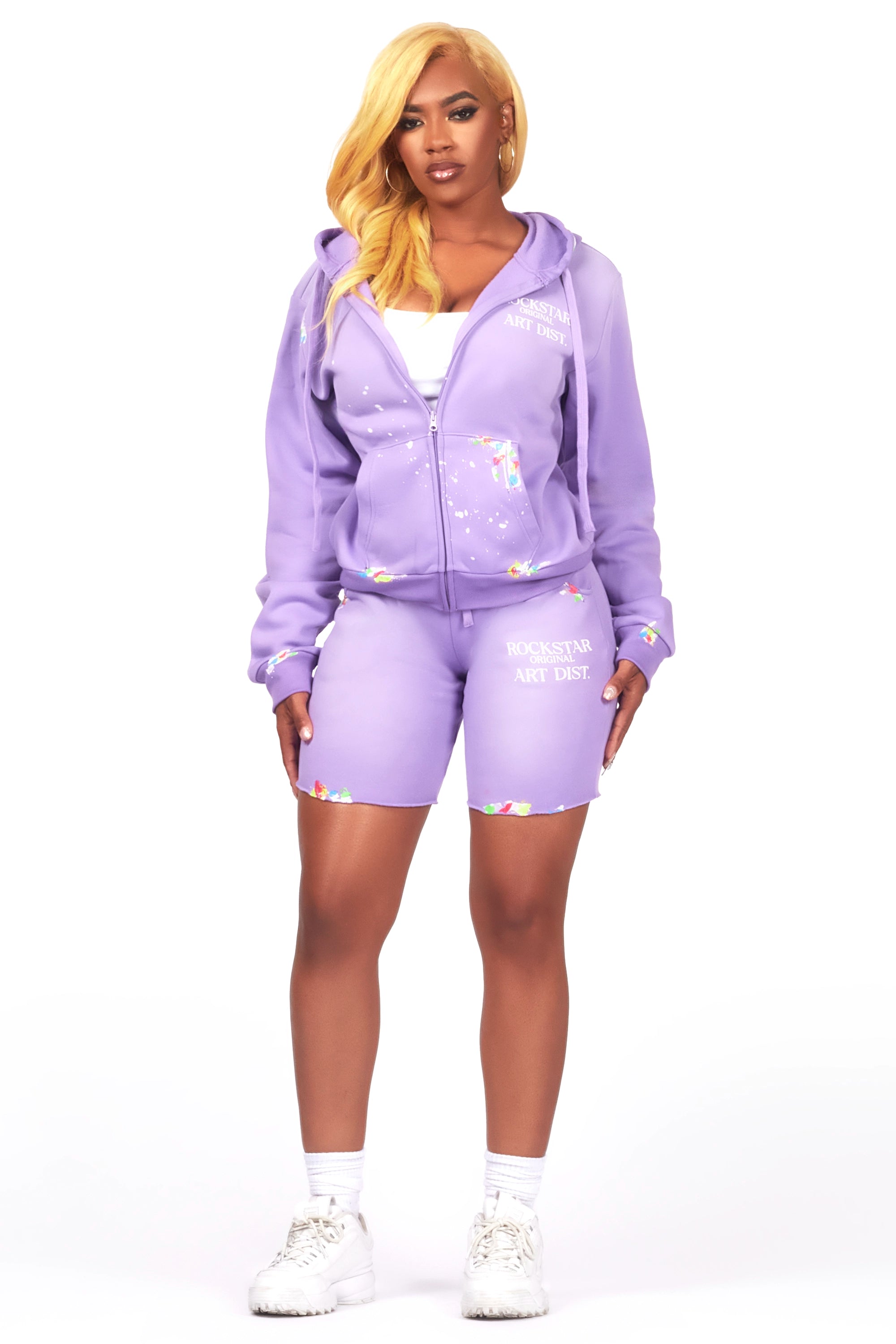 Shannon Purple Short Set