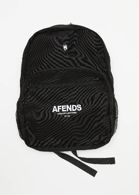 AFENDS Mens Creator - Backpack - Black