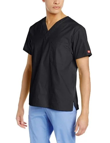 Dickies 83706 Men's Signature V-Neck Scrubs Shirt