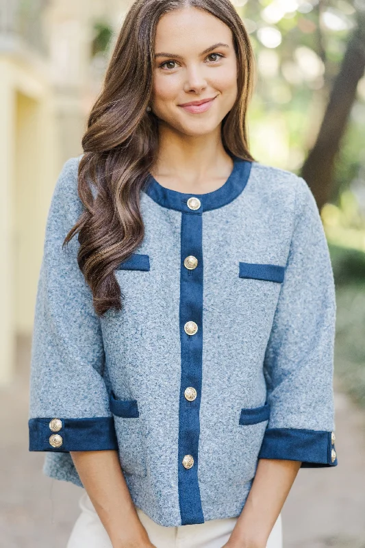 Prepped and Polished Navy Blue Jacket