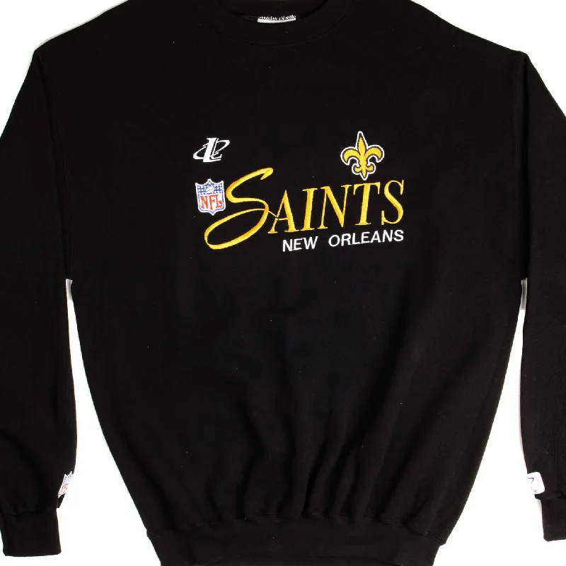 VINTAGE NFL NEW ORLEANS SAINTS SWEATSHIRT SIZE MEDIUM MADE IN USA DEADSTOCK