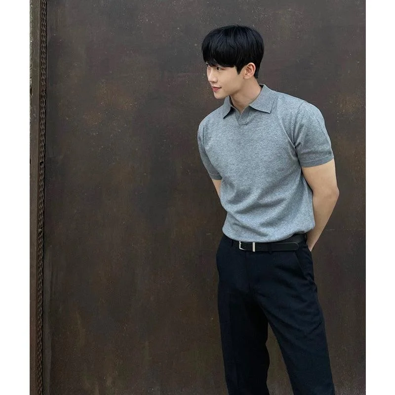 Short Sleeve Basic Polo Shirt