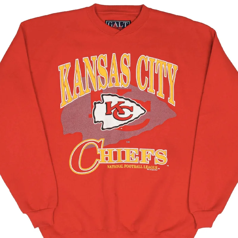 VINTAGE NFL KANSAS CITY CHIEFS TAYLOR SWIFT SWEATSHIRT LARGE 1995 MADE IN USA