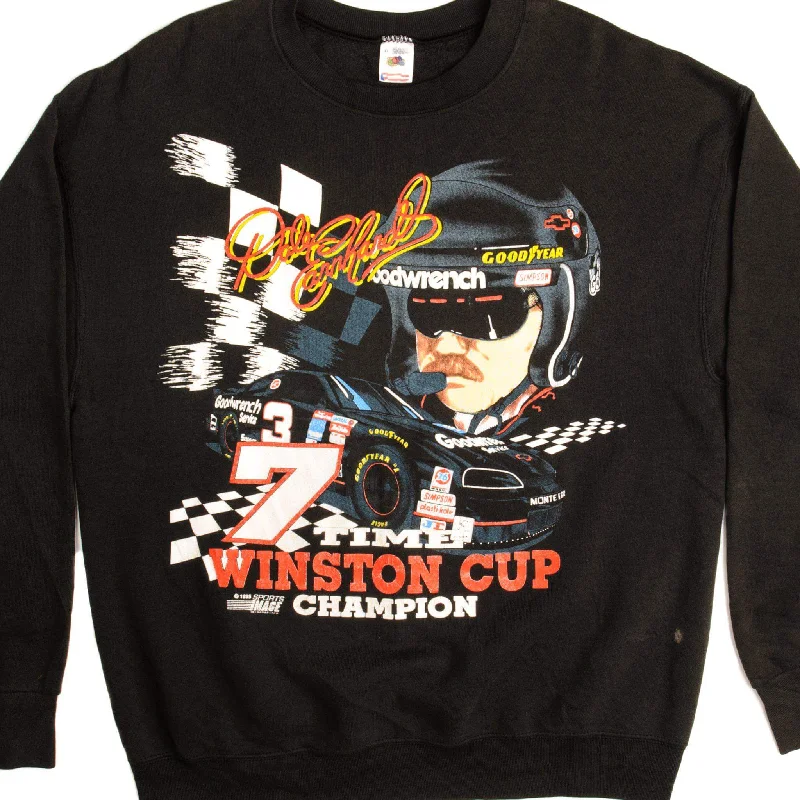 VINTAGE NASCAR DALE EARNHARDT SWEATSHIRT 1995 SIZE XL MADE IN USA