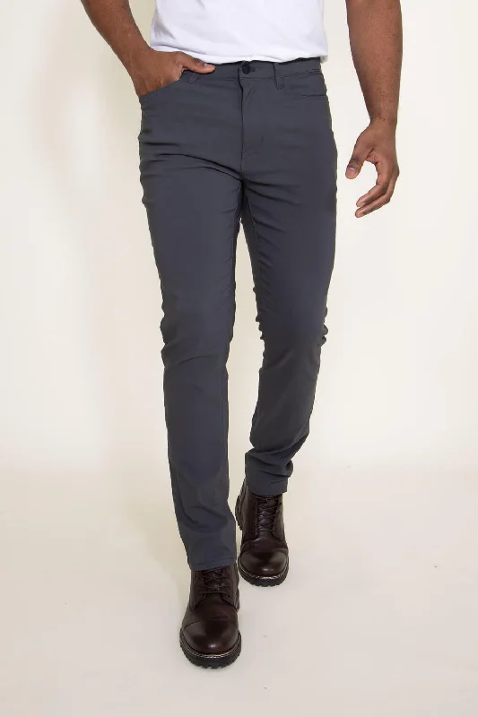 Weatherproof Vintage Faille Performance Pants for Men in Grey (Spring 2023) | W3S515EV-GREY