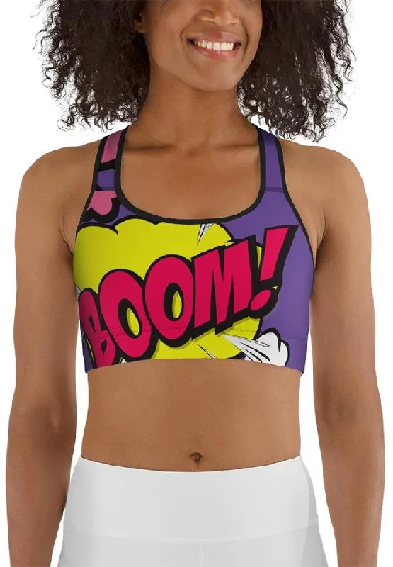 Pop Art Sports Bra