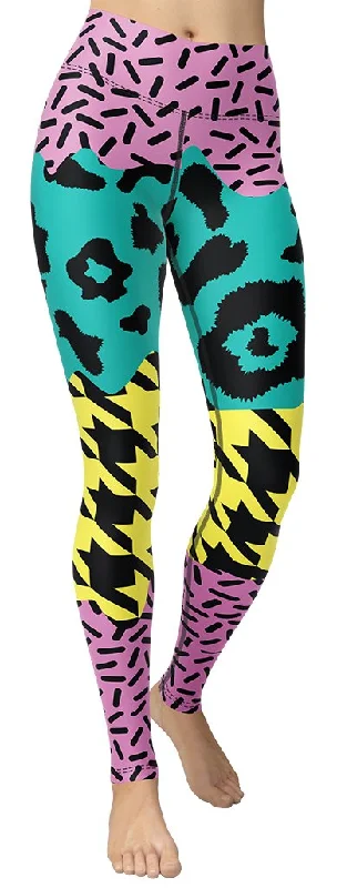 Three-Pattern Yoga Leggings