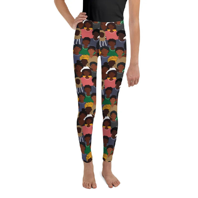 Black History Celebration Youth Leggings