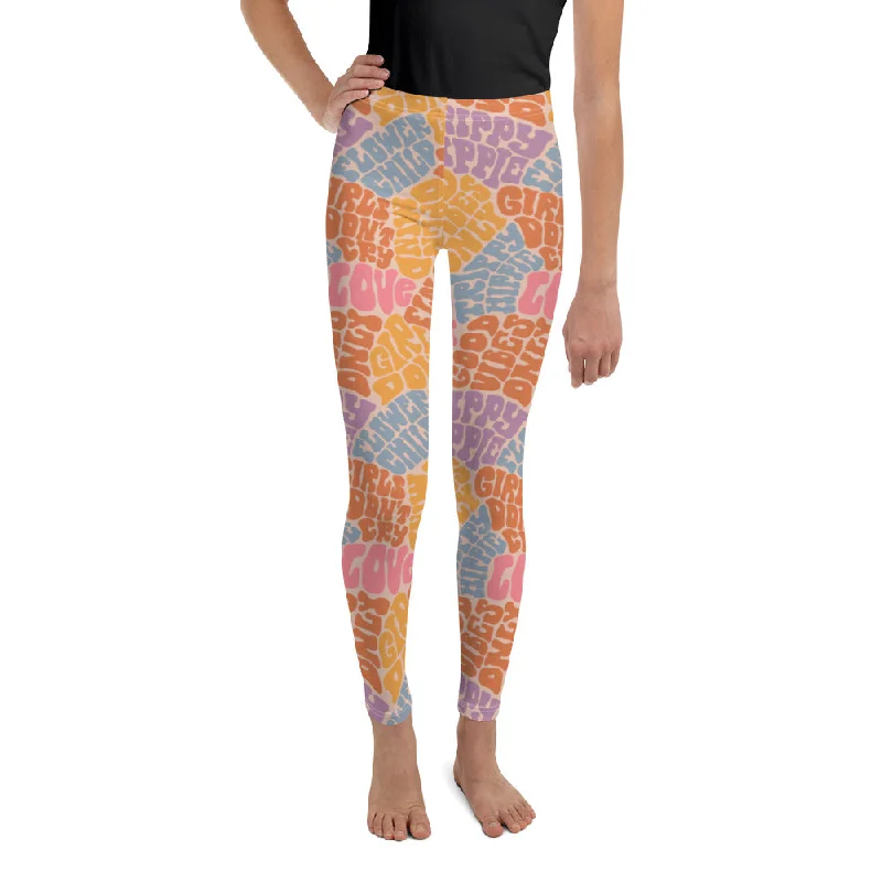 Groovy Hippie Youth Leggings