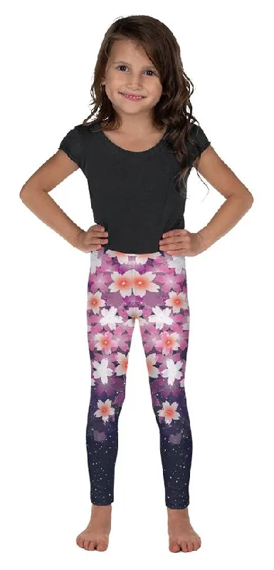 Abstract Flower Kid's Leggings