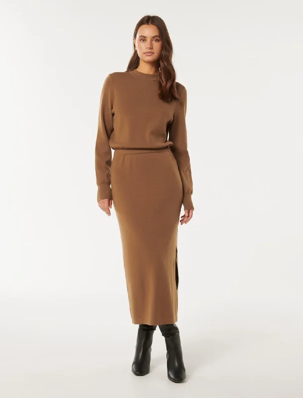 Carmella Knit Midi Dress