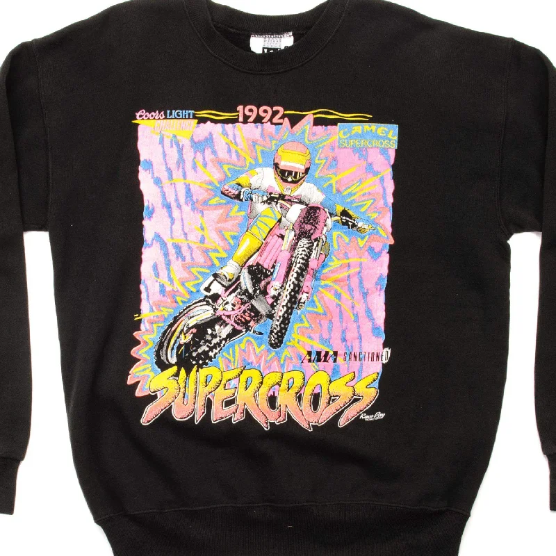 VINTAGE SUPERCROSS SWEATSHIRT 1992 SIZE LARGE MADE IN USA