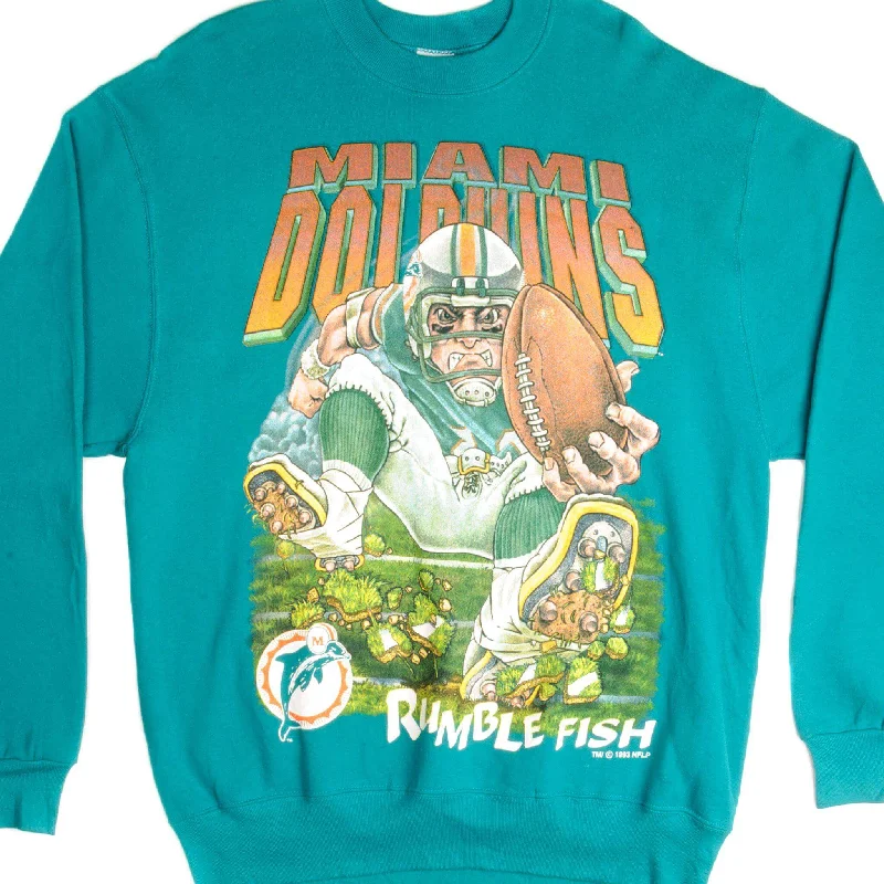 VINTAGE NFL MIAMI DOLPHINS SWEATSHIRT 1993 SIZE XL MADE IN USA