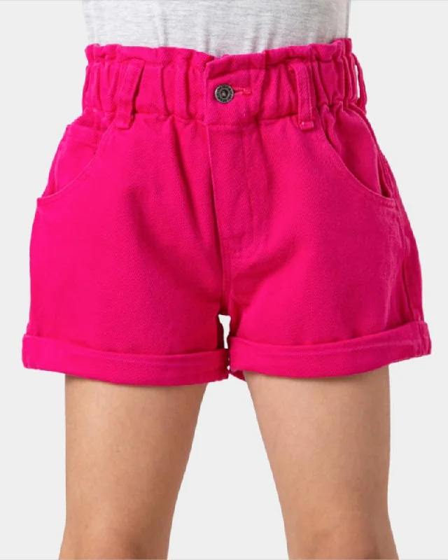 Fuschia Hot Denim Short