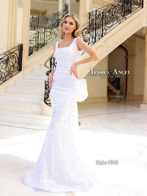 Jessica Angel Style JA2393 Velvet Sequin with Square Neckline