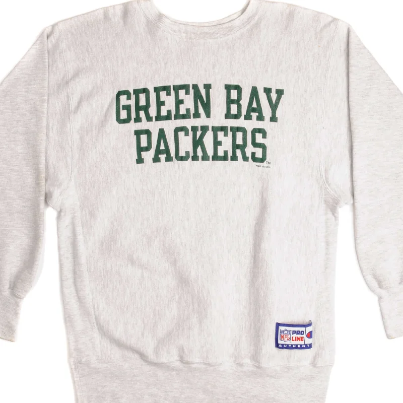 VINTAGE NFL GREEN BAY PACKERS CHAMPION REVERSE WEAVE SWEATSHIRT 1994 SIZE LARGE