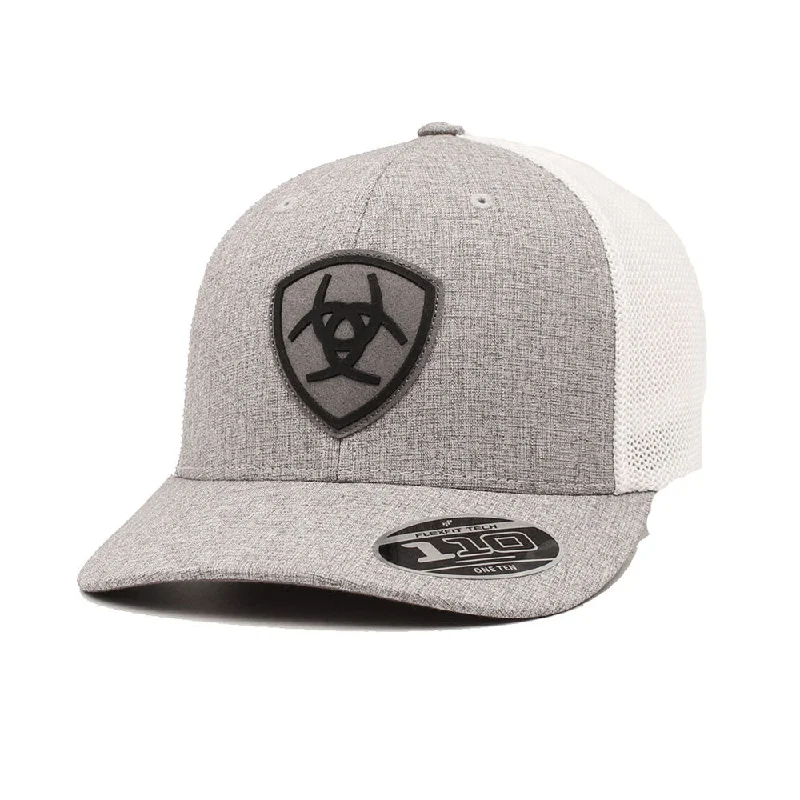 Ariat Mesh Snapback Hat for Men in Grey | A300008406