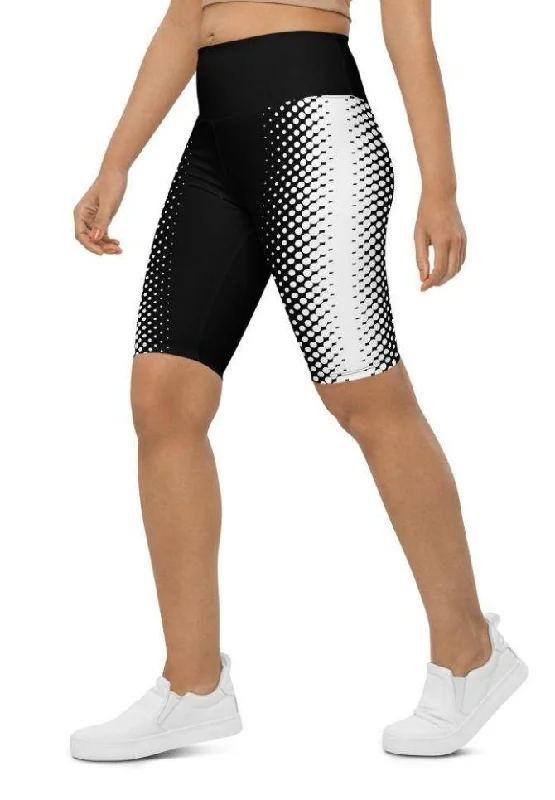 Optical Illusion Biker Shorts