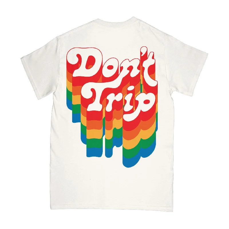 Free and Easy 3D Don't Trip Drip White T-Shirt