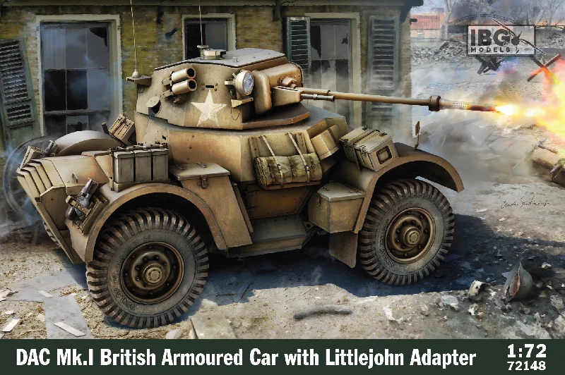 IBG 1/72 DAC Mk.I British Armoured Car with Littlejohn Adapter