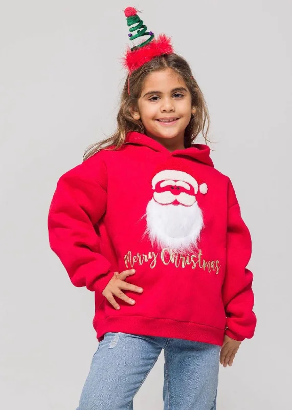 UNISEX Santa Claus Red Hoodie