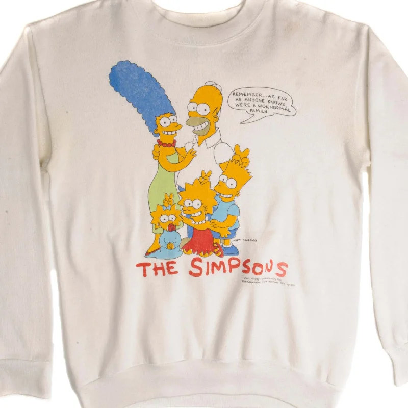 VINTAGE THE SIMPSONS SWEATSHIRT 1990 SIZE MEDIUM MADE IN USA