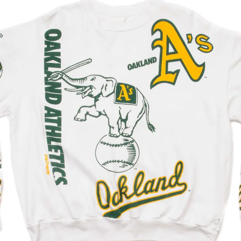 VINTAGE MLB OAKLAND ATHLETICS SWEATSHIRT SIZE LARGE