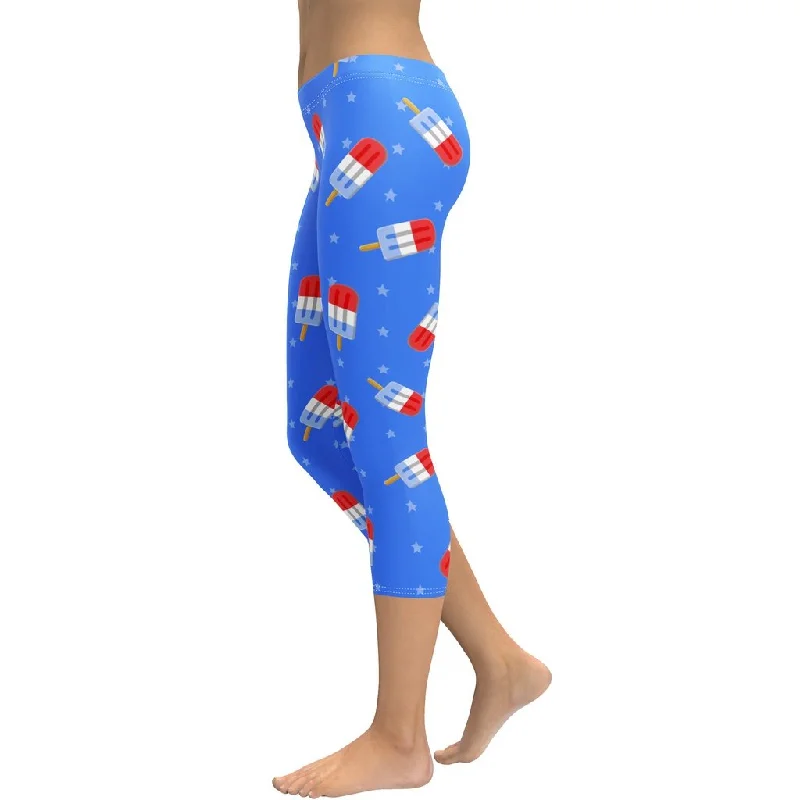 Popsicle Pattern Capris