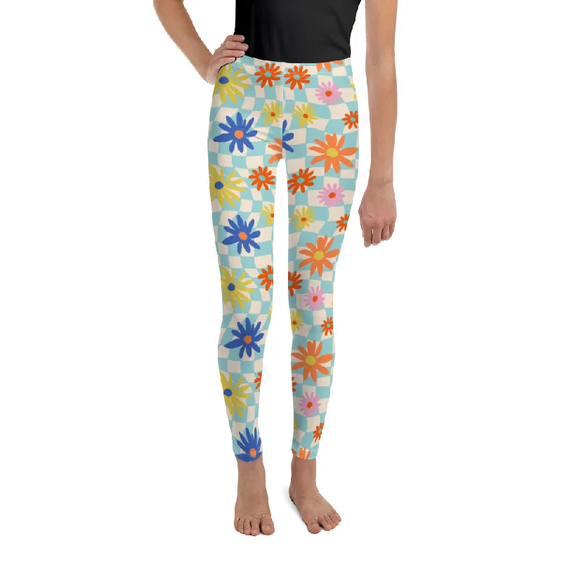 Retro Daisy Youth Leggings