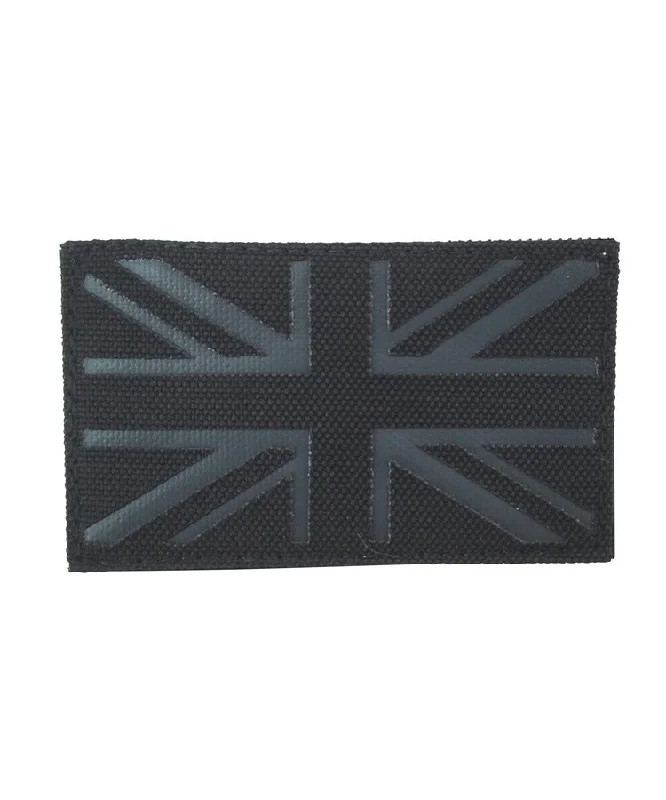 UK Laser Cut Patch Black/Grey