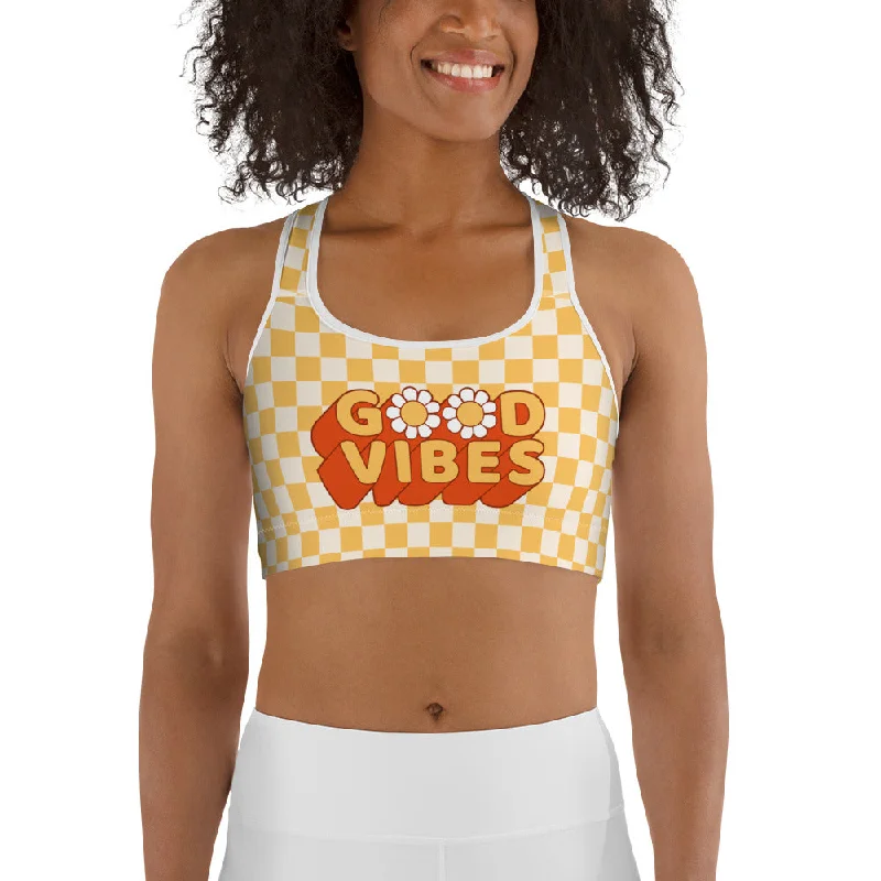 Two Patterned Hippie Sports Bra