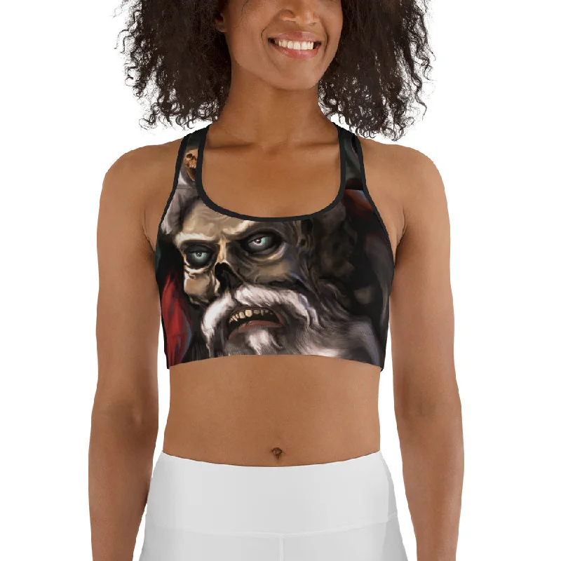 Zombie Santa Sports Bra