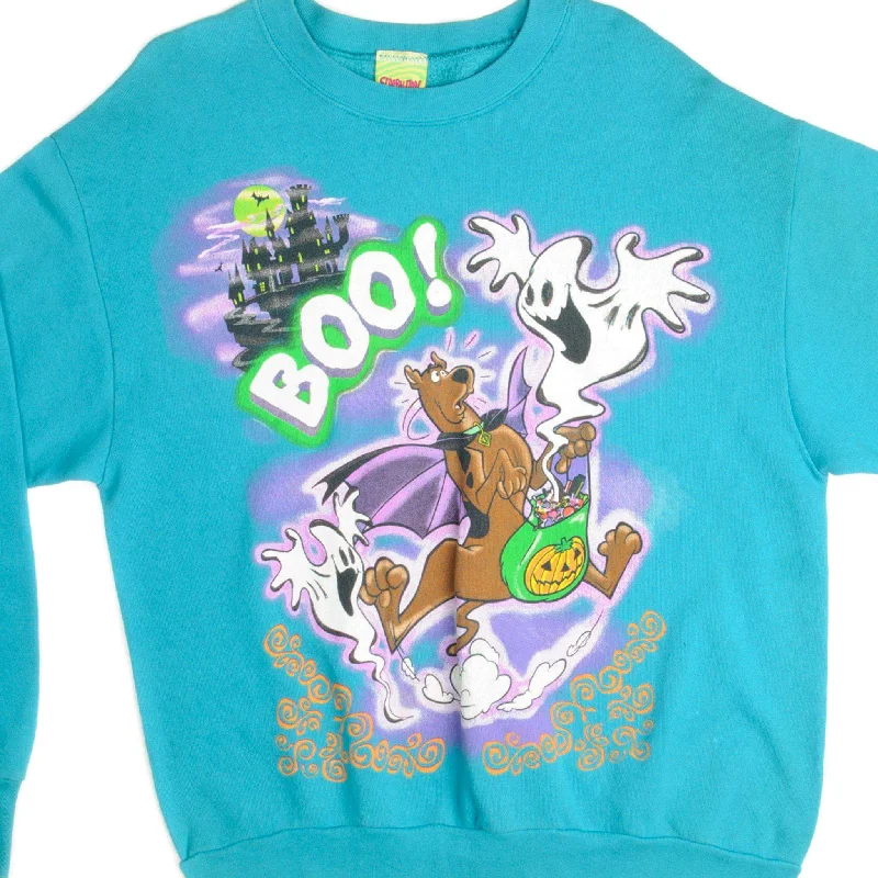 VINTAGE SCOOBY DOO HALLOWEEN BOO SWEATSHIRT 1999 SIZE XL