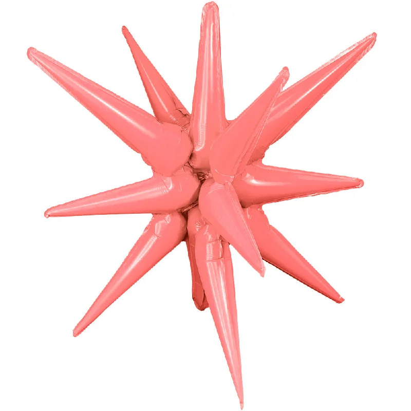 22 inch 3D STAR-BURST ALL-IN-ONE - BUBBLE GUM PINK (AIR-FILL ONLY)