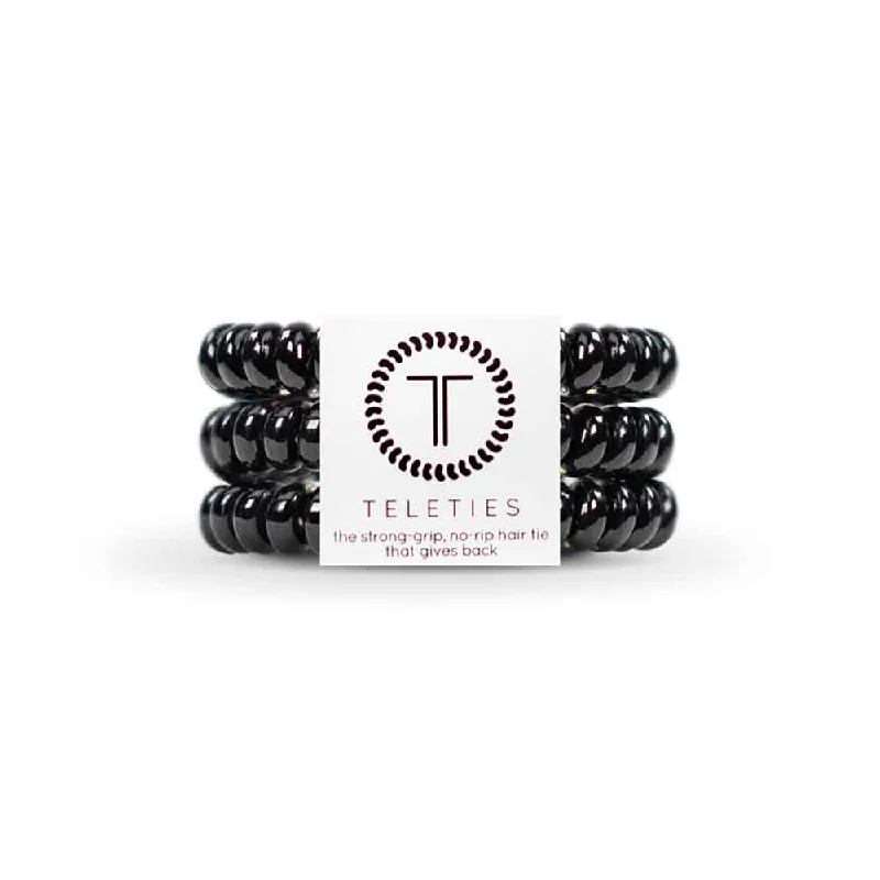 Teleties Small Bands Pack in Jet Black | TT-S-003