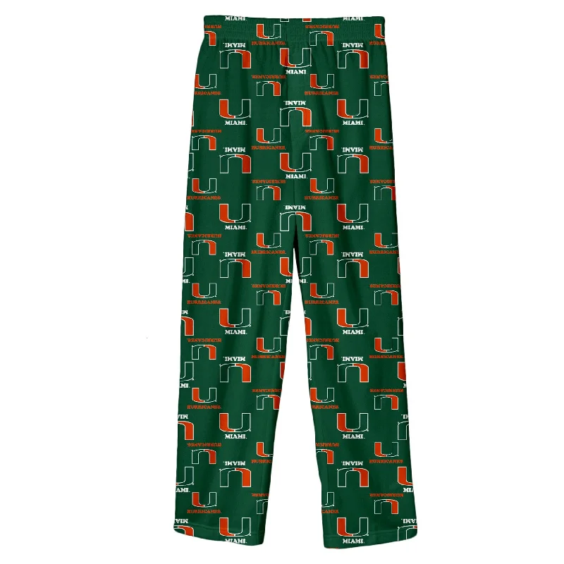 Miami Hurricanes youth pajama pants sizes 8-20