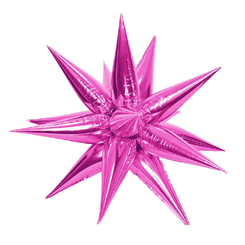 39 inch 3D STAR-BURST - METALLIC MAGENTA (AIR-FILL ONLY)