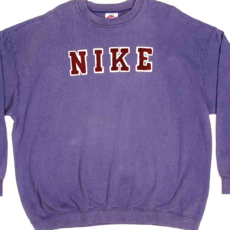 VINTAGE NIKE PURPLE SWEATSHIRT LATE 90s SIZE 2XL MADE IN USA