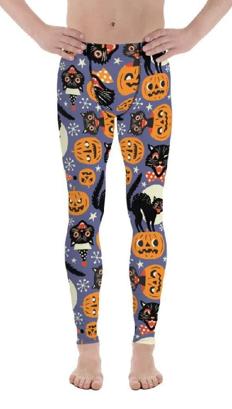 Halloween Print Men's Leggings