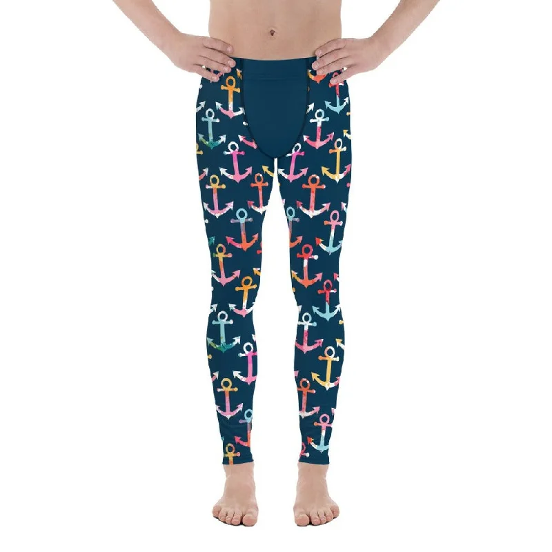 Colorful Anchor Men's Leggings