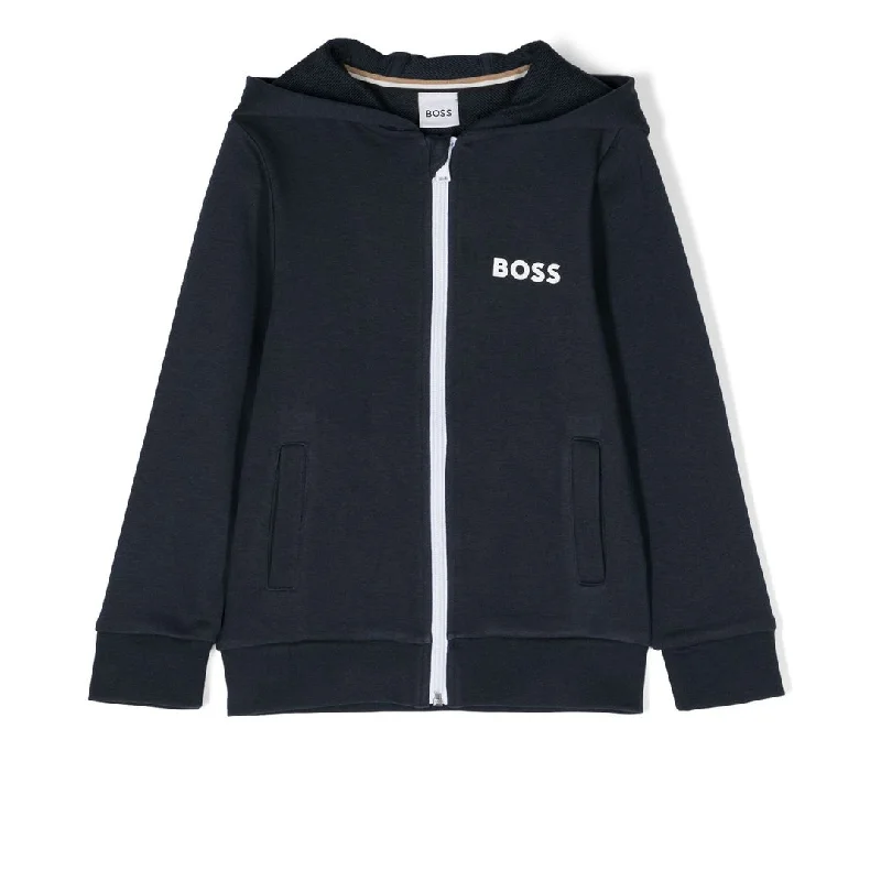 Navy Zip Up Hoodie