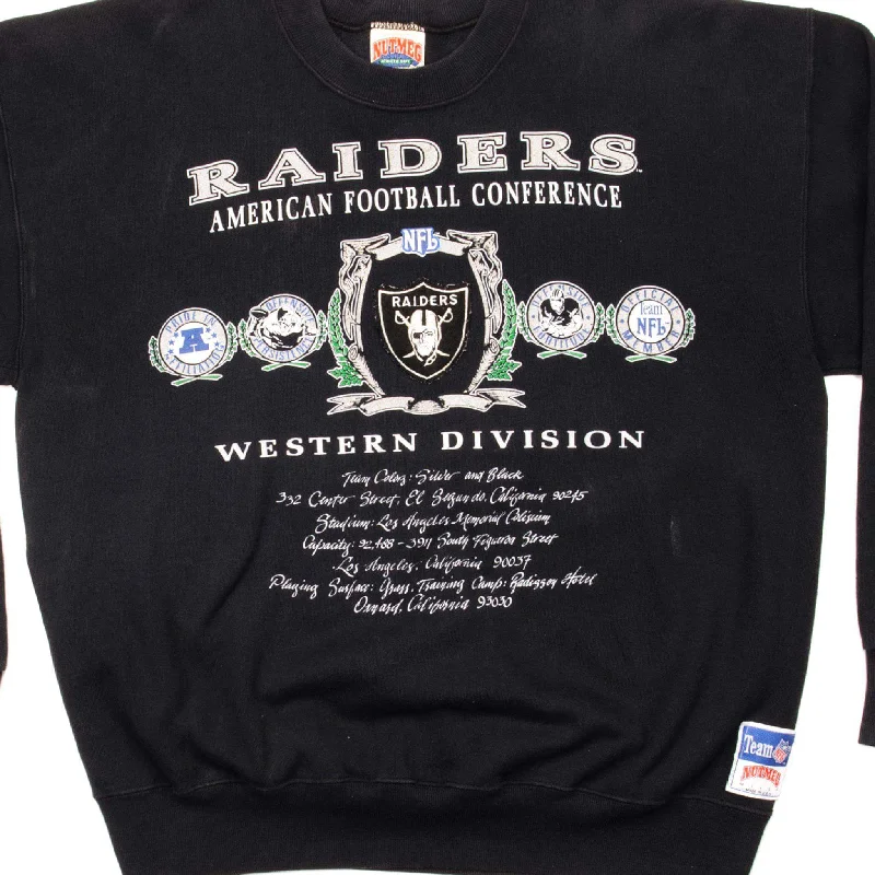 VINTAGE NFL LOS ANGELES RAIDERS SWEATSHIRT SIZE XL MADE IN USA