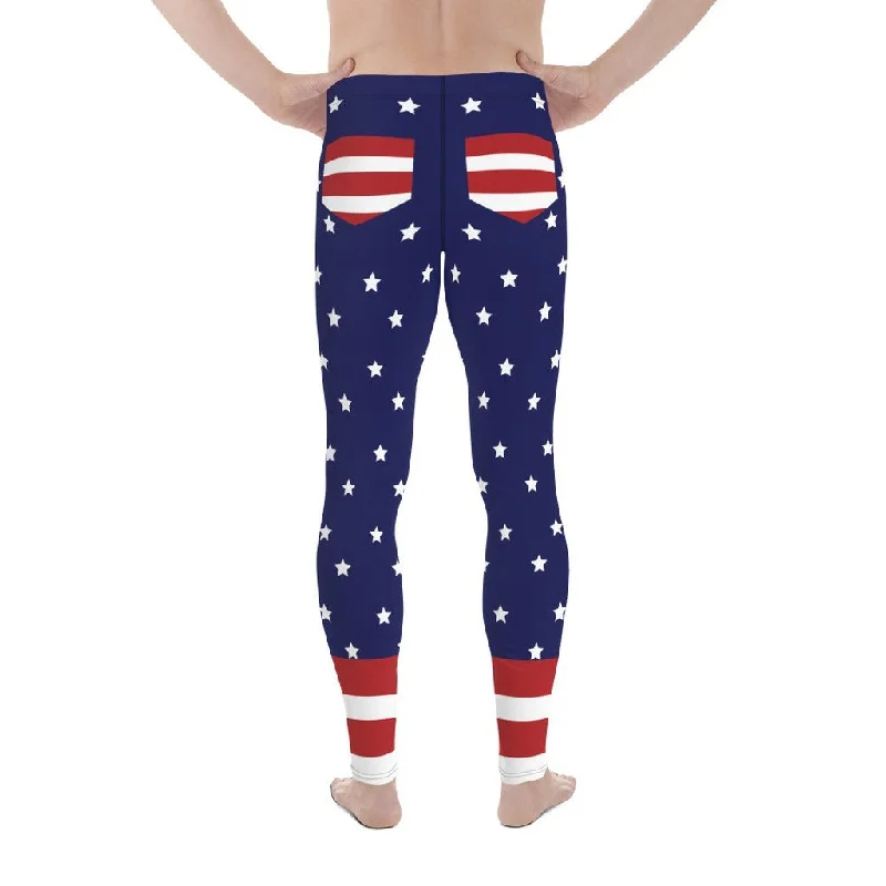 Cool Patriotic Men's Leggings