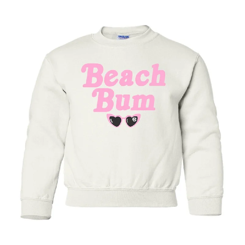 Kids Monogrammed 'Beach Bum' Crewneck Sweatshirt