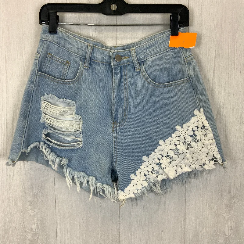 Blue Denim Shorts Shein, Size 8