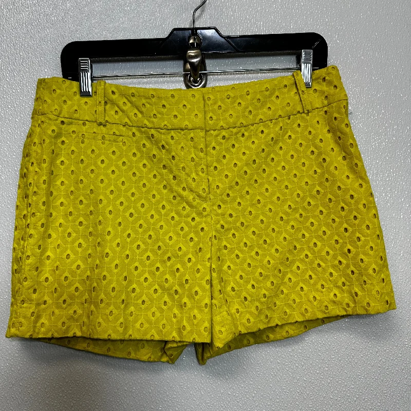 Yellow Shorts Loft O, Size 4